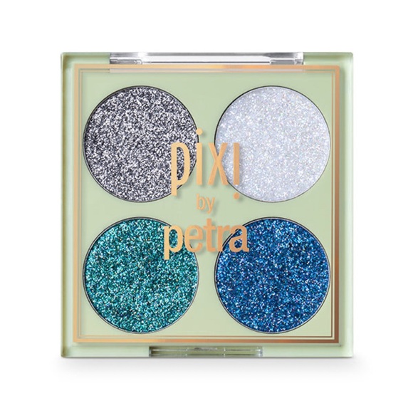 Pixi Glitter-y Eye Quad in Pearl Blue - Picture 2 of 8